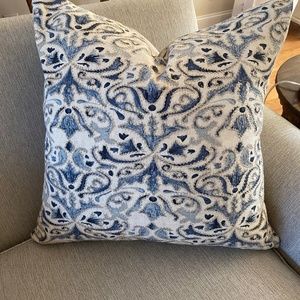 Pottery Barn Reilley Embroidered Pillow Cover